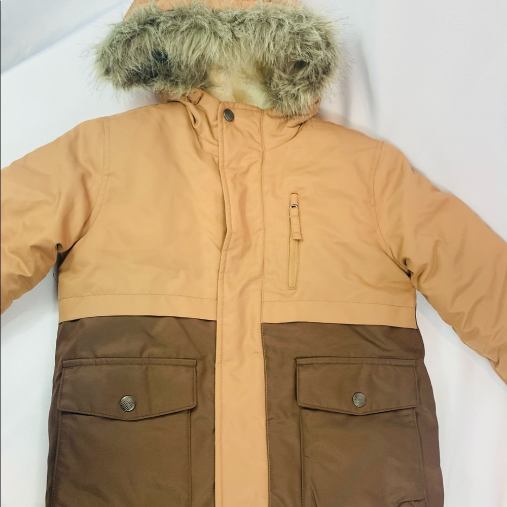 Brand New Boys Cat & Jack Brown Coat